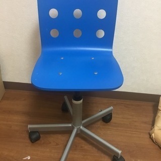 椅子 IKEA 青