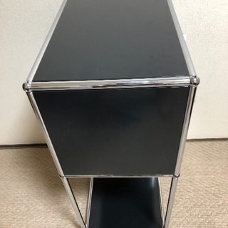 ☆USMハラーシステム（プリンタ/スキャナ台） 美品○USMハラー○haller○ブラック○収納書庫○プリンタ台○
