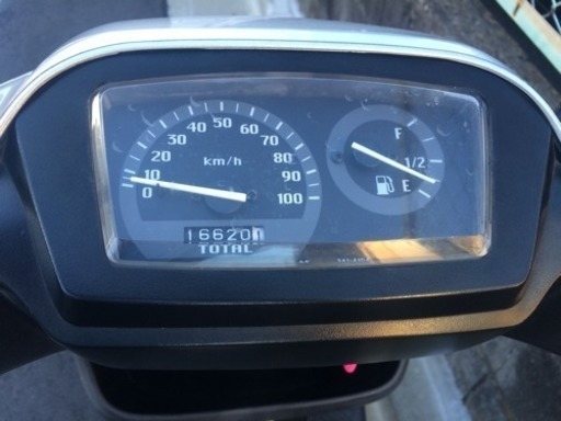 アドレスV100 規制後最終モデル 集中ロック シルバー グーバイク】セル