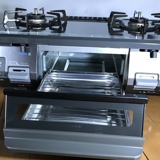 【関東送料無料】リンナイ ガステーブル RT-64JH-L ガスコンロ 都市ガス用 2015年製 左強火 - さいたま市