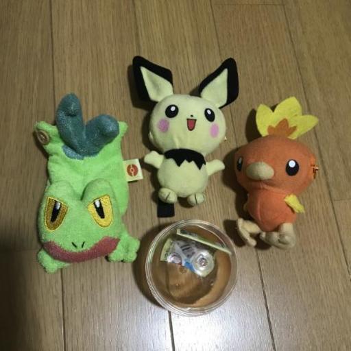 ポケモン くたくた ぬいぐるみ ピチュウ キモリアチャモ Yasu 川崎のおもちゃ ぬいぐるみ の中古あげます 譲ります ジモティーで不用品の処分