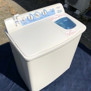 日立 二曹式電気洗濯機 型番  PS-50ASE4 色 白 年式...