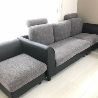 ソファー 3人掛け ヘッドレスト付き