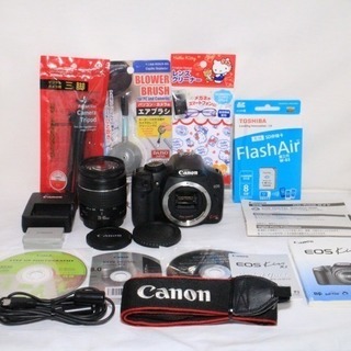 ❤️Wi-Fi SDでスマホへ楽々転送❤️キヤノン Kiss X2 レンズセット