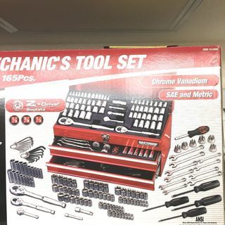 工具セット MASTERGRIP 165pcs #216 マスターグリップツールセット 165ピース ミリ インチ【リライズ野田愛宕店】【引取限定】【未使用品】