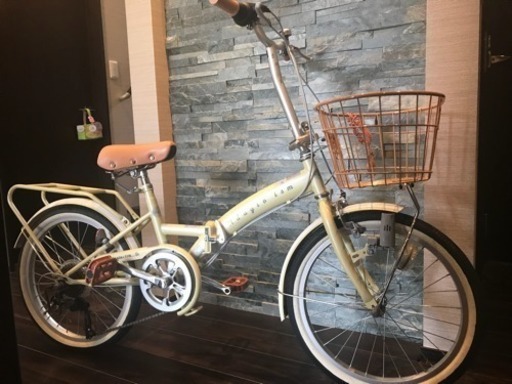 20インチ 五段ギア付き折りたたみ自転車☆