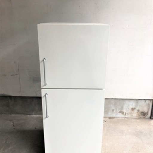 送料無料 動作保証有 廃番 稀少 深澤直人デザイン家電 MUJI 無印良品 バーハンドル 2ドア冷蔵庫 M-R14C 137L ホワイト 目黒区 直接引き取り1000円引き
