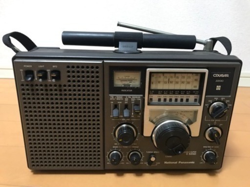 ナショナル Panasonic BCL ラジオ クーガー2200 かなりレアラジオ www