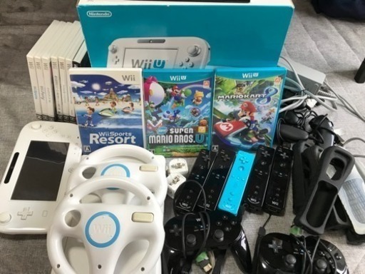 Wii U 本体とソフト10本セット ジャンク