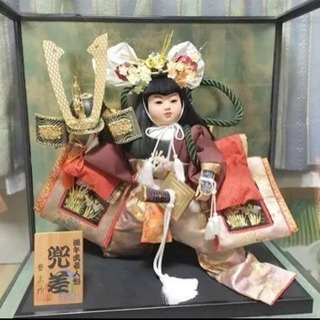 五月人形 兜差 美味し 宝玉作 端午武者人形