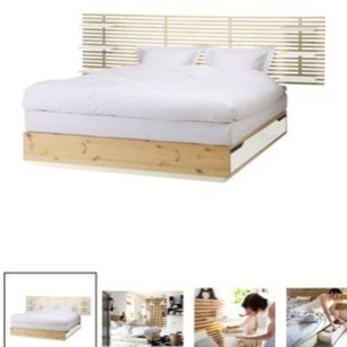 収納付きベッド Ikea マンダール クイーンサイズ Rabit 久留米のベッド その他 の中古あげます 譲ります ジモティーで不用品の処分