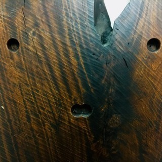 一枚板 組み立てローテーブル 50万