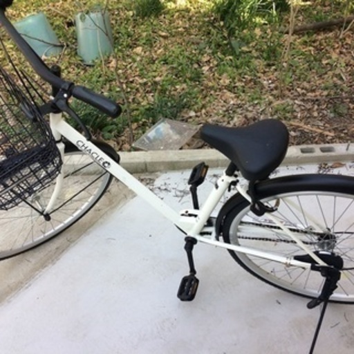 チャクル ノーパンク自転車　２７インチ　白　CHP-CC270V