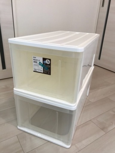 ニトリ 衣装ケース Lサイズ 奥行き74cm Zawastin 三鷹の収納家具 収納ケース の中古あげます 譲ります ジモティーで不用品の処分