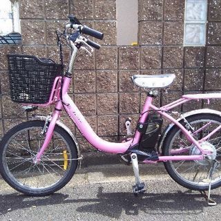20インチ電動自転車  お色はピンク色です。 お問い合わせ有りが...