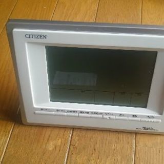 CITIZEN電波時計（ デジタル電子音目覚まし時計）