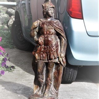 ローマ戦士オブジェ 陶製 インテリア・ガーデニングオブジェ