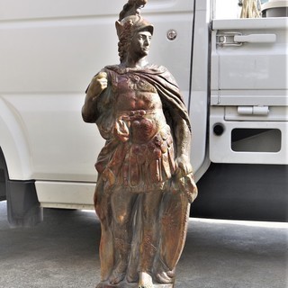 ローマ戦士オブジェ 陶製 インテリア・ガーデニングオブジェ