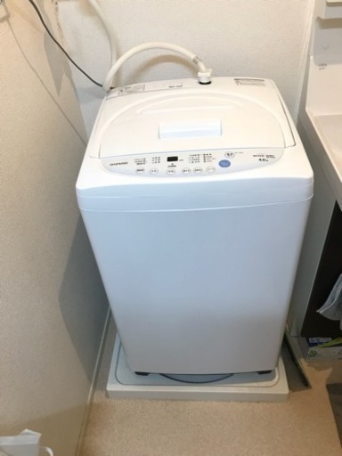 DAEWOO 4.6kg 全自動洗濯機 ホワイトダイウ DW-P46CB