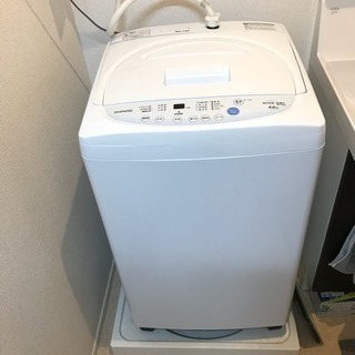 DAEWOO 4.6kg 全自動洗濯機 ホワイトダイウ DW-P...