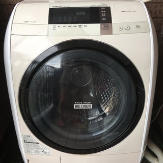 【引き取り限定】日立製ドラム式洗濯機