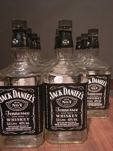 ジャックダニエル3l空き瓶 11本 お酒 代々木上原のお酒の中古あげます 譲ります ジモティーで不用品の処分