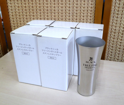 南12条店 ブラックニッカ フリージングハイボール ステンレスタンブラー 380ml 5個セット 夏に大活躍 モノハウス南12条店 中島公園の食器 コップ グラス の中古あげます 譲ります ジモティーで不用品の処分