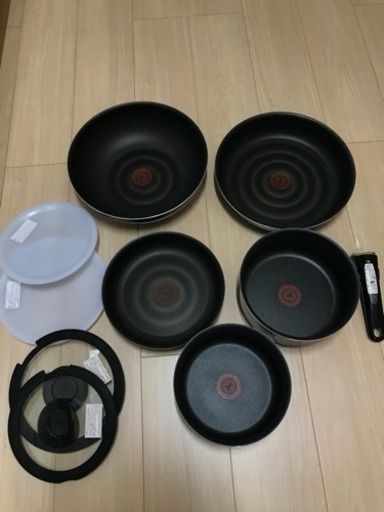 T-fal 鍋、フライパン10点セット ガス火専用