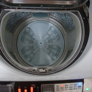 日立 乾燥機能付 全自動洗濯機 8Kg [BW-D8MV] 2012年製 ビートウォッシュ! Ag+イオン(説明書あり)