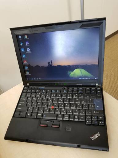 SSD に換装した Core i3 の ThinkPad X201i  お値下げ♪Windows10 Pro 64bit