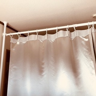 間仕切りカーテンポールとカーテン Lemon 宇都宮のカーテン ブラインドの中古あげます 譲ります ジモティーで不用品の処分