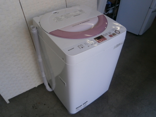 川崎市・横浜市無料配送　洗濯機　シャープ　6K　ES-GE6A　2017年製　中古美品