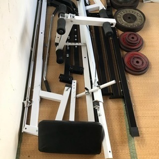 最高 アイロテックパワースクワットラックセット⚫︎プレート合計111