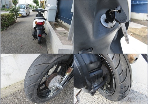 埼玉川口発！スズキ レッツ4 ホワイト 低燃費 即引渡し可能！! 埼玉