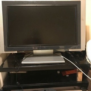 37型ソニーWEGA テレビとガラスTVボード