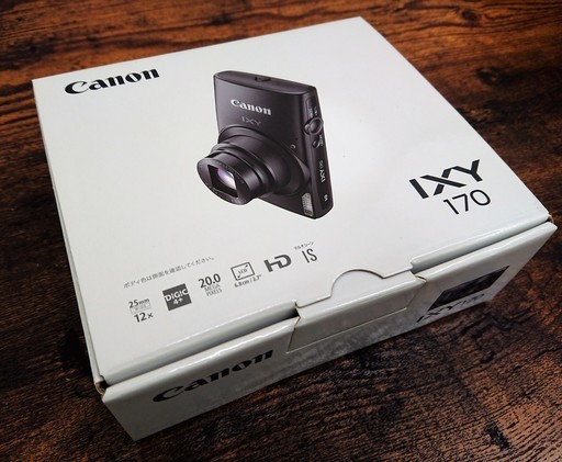 【新品未使用】デジタルカメラ Canon IXY170 シルバー