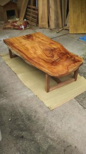 楠 楠の木 一枚板 ダイニングテーブル テーブル ローテーブル