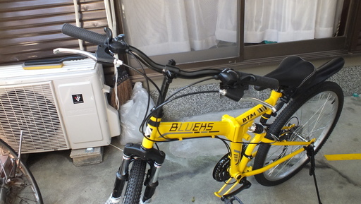 SEINE WOOD-V26　 2つ折り　マウンテンバイク自転車　新古車