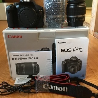 楽しみな時間‼️Canon Kiss X4 ダブルレンズセット キヤノン】EOS Kiss X4 ダブルズームレンズキット