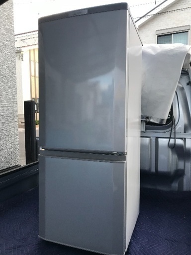 取引中。2015年製三菱冷凍冷蔵庫146L。美品。千葉県内配送無料。設置無料。