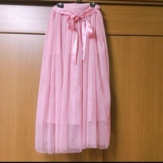 ピンク スカート