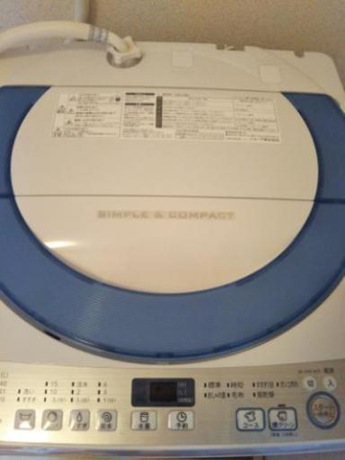 【7/22まで】シャープ 洗濯機 7kg 2016 ES-GE70R-A