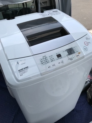 取引中です。2014年製ハイアール全自動洗濯機6キロ美品！千葉県内配送無料。設置無料。