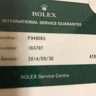 ロレックスROLEX★エクスプローラー2★16570★白文字盤★大阪個人