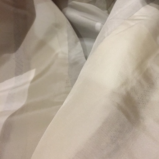 極美品 本場 白 大島紬 C659正絹 単衣 本場白大島紬 未使用しつけ