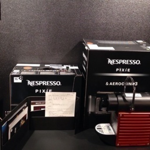 新品未使用 Nespresso pixie aeroccino3 ネスプレッソ ピクシー エアロチーノ 泡だて器