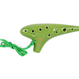 TNG オカリナ シングル 12穴 Ocarina 高級 釉色 ...