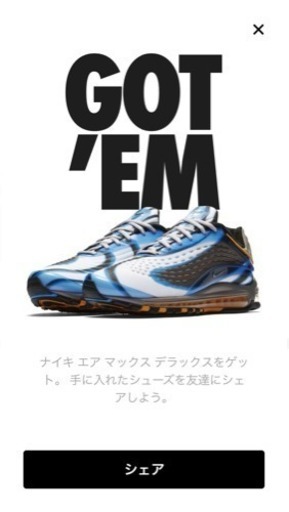 ナイキ  エアーマックスデラックス
