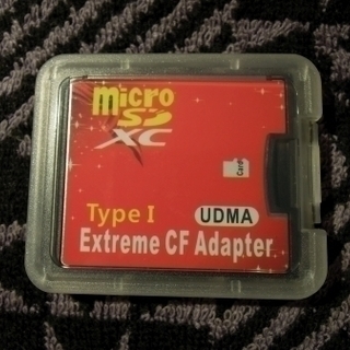 新品　microSD - CF変換カード