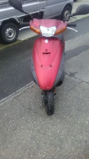 販売終了しました。原付バイク売ります。 レッツ２赤